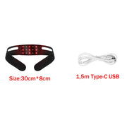 Red＆Infrared LED Light Therapy Belt Full Body Pain Relief Wrap Burn Fa