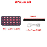 Red＆Infrared LED Light Therapy Belt Full Body Pain Relief Wrap Burn Fa